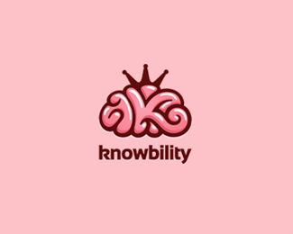 大脑元素logo设计二