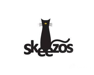 多个与猫咪相关的LOGO设计