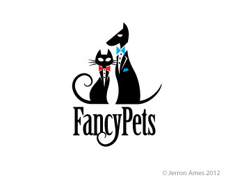 多个与猫咪相关的LOGO设计