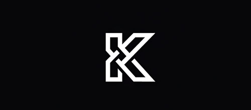 重叠图案logo作品
