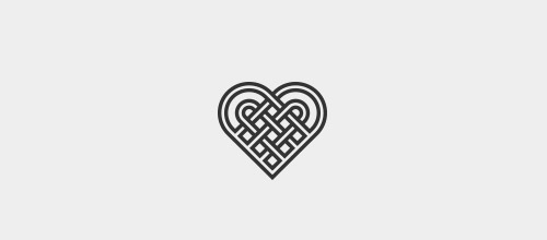 重叠图案logo作品