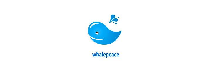 鲸鱼元素logo作品