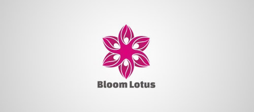 莲花图案logo欣赏