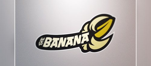香蕉元素logo作品
