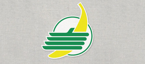 香蕉元素logo作品
