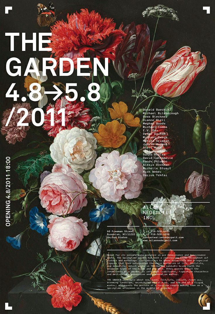 以花为主题的海报设计平面设计作品