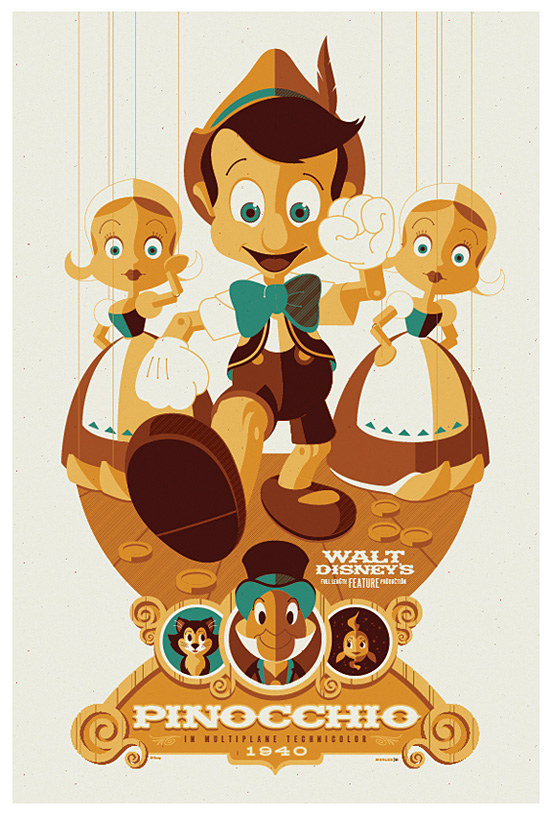 Tom Whalen复古插画海报