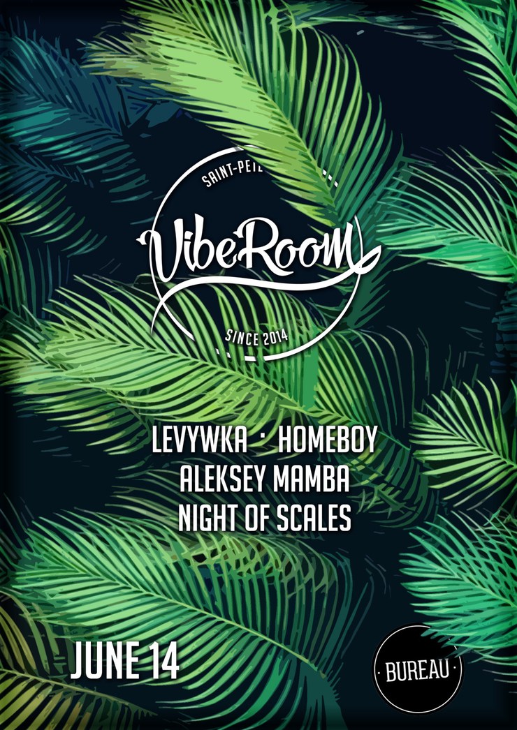 圣彼得堡夜店Vibe Room主题海报设计