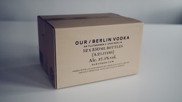OUR/VODKA简洁伏特加包装