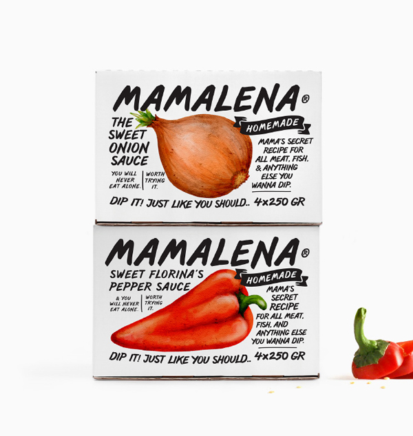 Mamalena辣椒酱包装