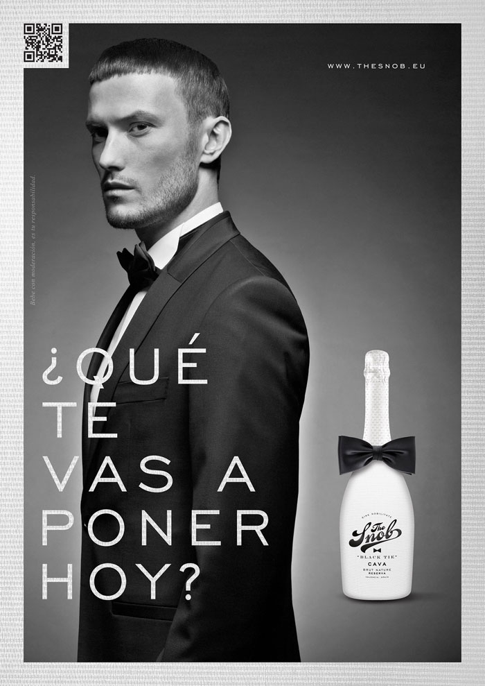 The SNOB Cava, Spanish Sparkling Wine包装设计