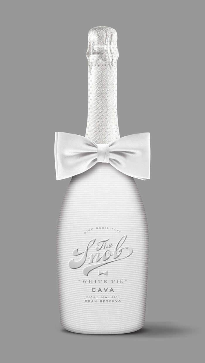The SNOB Cava, Spanish Sparkling Wine包装设计