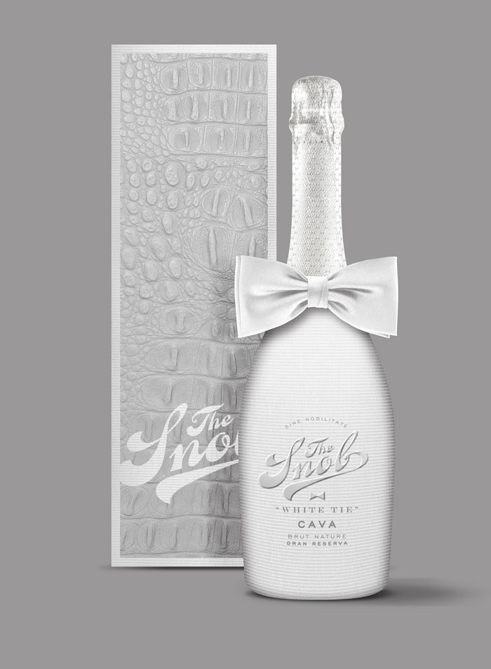 The SNOB Cava, Spanish Sparkling Wine包装设计