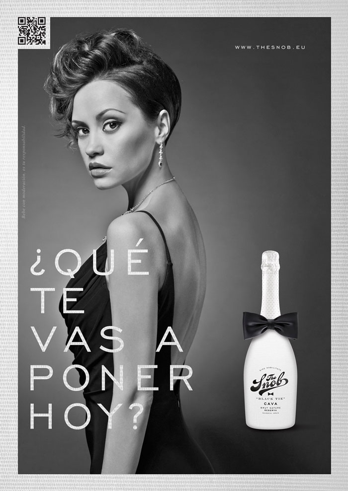 The SNOB Cava, Spanish Sparkling Wine包装设计