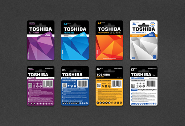 TOSHIBA东芝电池包装