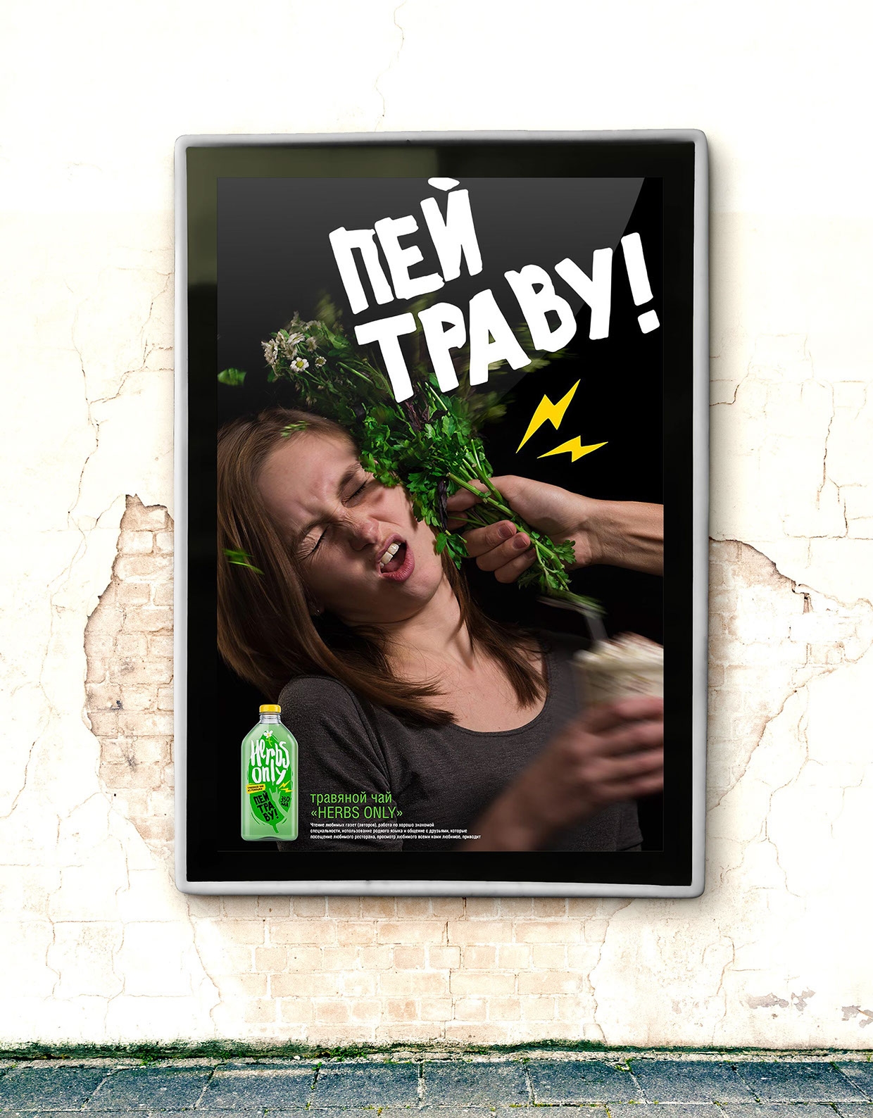 清新风格的HERBAL TEA 茶品牌形象包装设计及海报设计欣赏