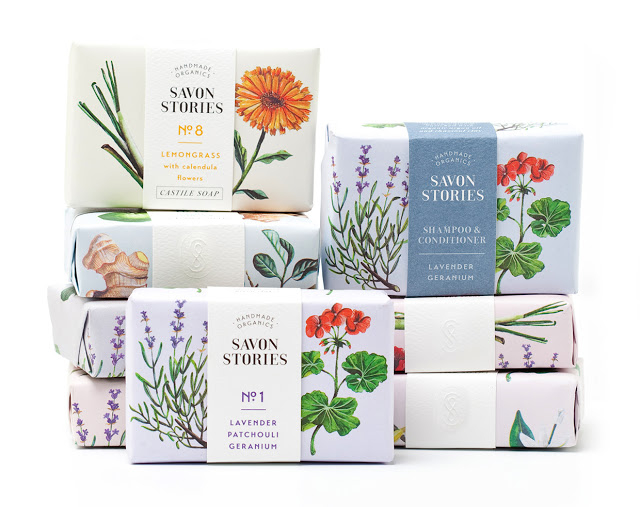 Savon Stories 有机手工皂包装设计