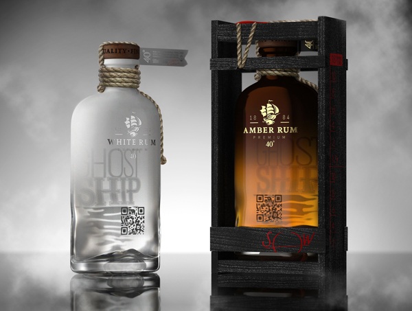 幽灵船朗姆酒概念包装