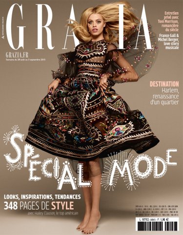 超模Hailey Clauson 演绎《Grazia》杂志摄影大片