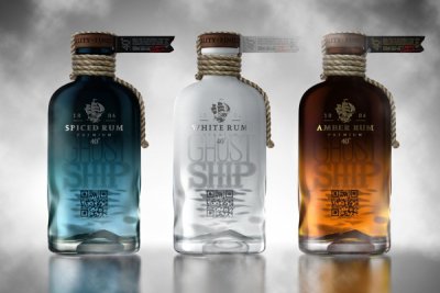 幽灵船朗姆酒概念包装