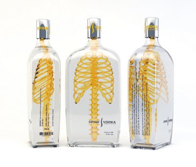 Spine Vodka酒包装