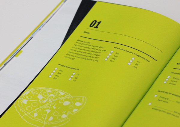 flatmates handbook（合租指南）版式设计欣赏