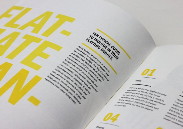 flatmates handbook（合租指南）版式设计欣赏