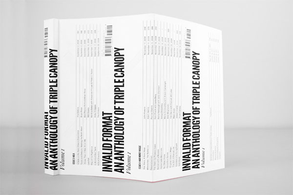 简洁An Anthology of Triple Canopy书籍版式设计欣赏
