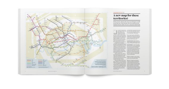 CR三月刊：伦敦地铁150年纪念书籍排版设计