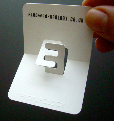 英国设计师Elod Beregszaszi设计的3D名片欣赏