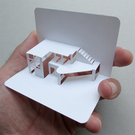 英国设计师Elod Beregszaszi设计的3D名片欣赏