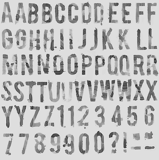 HandMadeFont字体设计作品欣赏