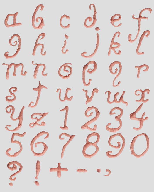 HandMadeFont字体设计作品欣赏
