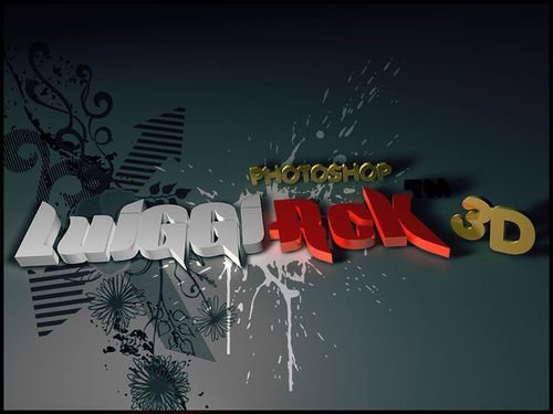 30张超Cool的3D文字设计作品欣赏