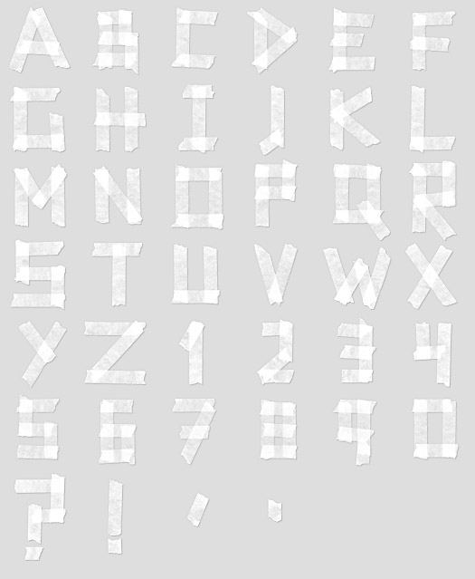 HMF公司手工英文字体设计欣赏二