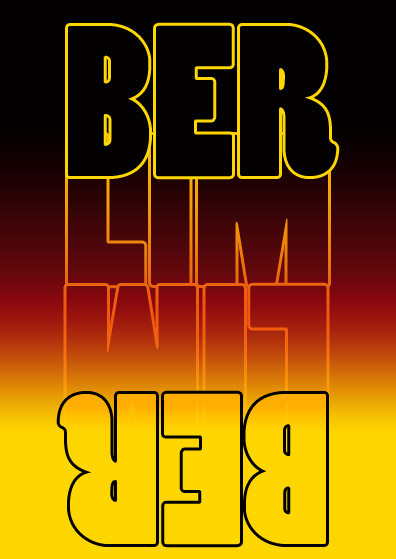 showusyourtype城市柏林字体海报设计作品欣赏