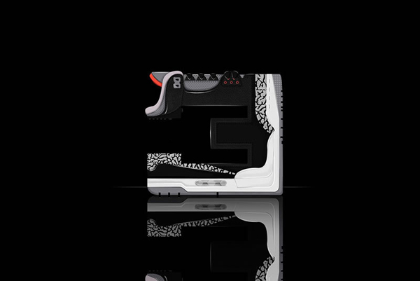 13th Collective Air Jordan创意字体