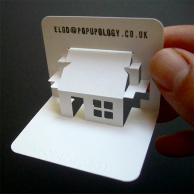英国设计师Elod Beregszaszi设计的3D名片欣赏