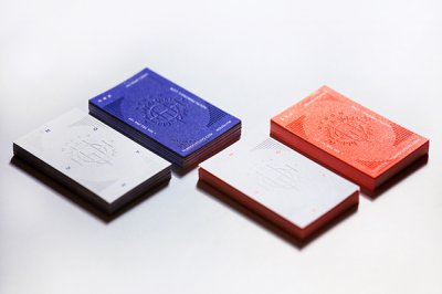 艺术范十足的houth 名片设计作品