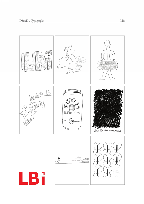 2010D&AD学生组字体设计类获奖作品