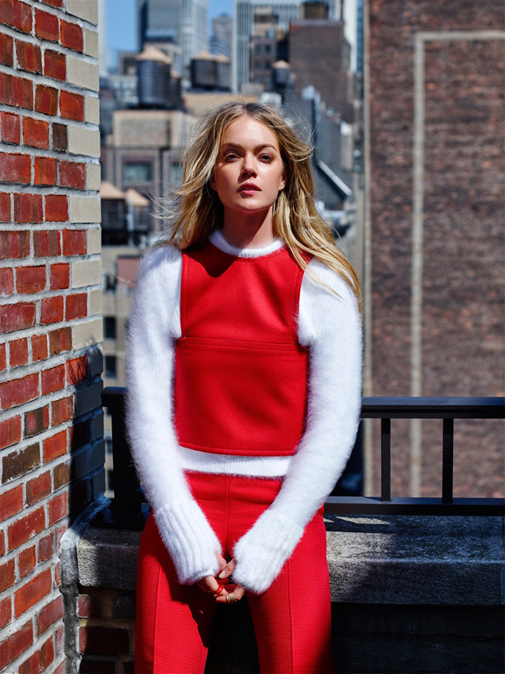 超模Lindsay Ellingson L’Officiel时尚杂志大片