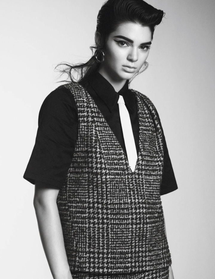 超模Kendall Jenner 演绎《Vogue》时尚杂志风尚大片