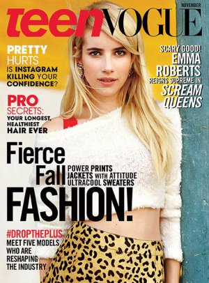 Emma Roberts Covers Teen Vogue November 2024丨 Matteo Montanari