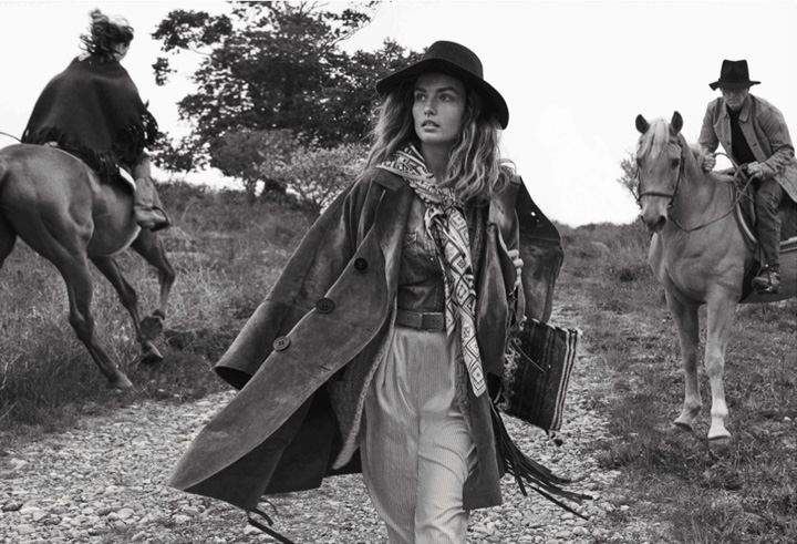 超模Andreea Diaconu 《Vogue》杂志时尚大片