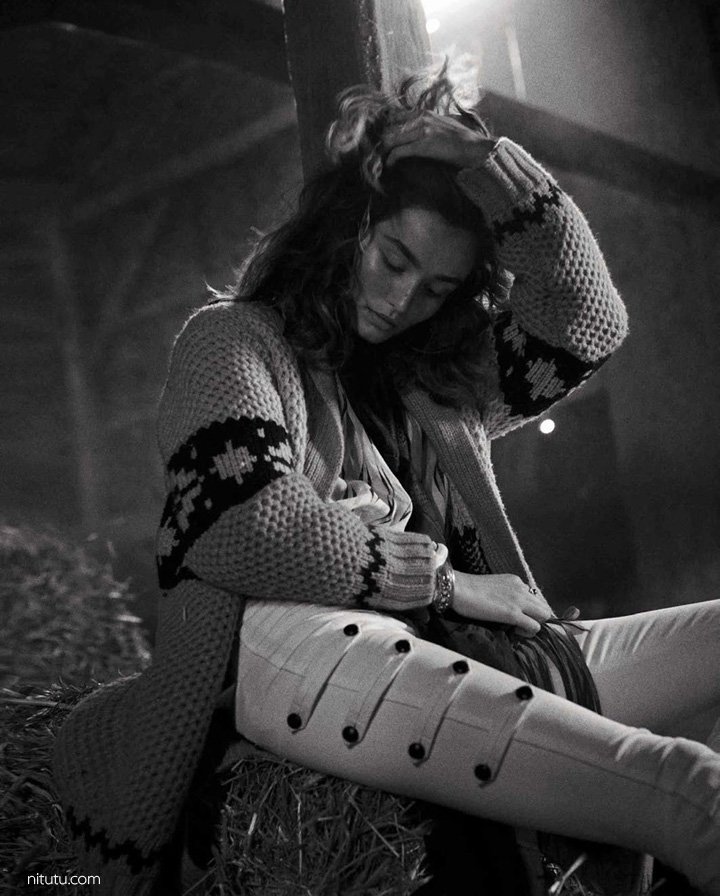 超模Andreea Diaconu 《Vogue》杂志时尚大片