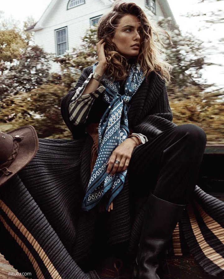 超模Andreea Diaconu 《Vogue》杂志时尚大片