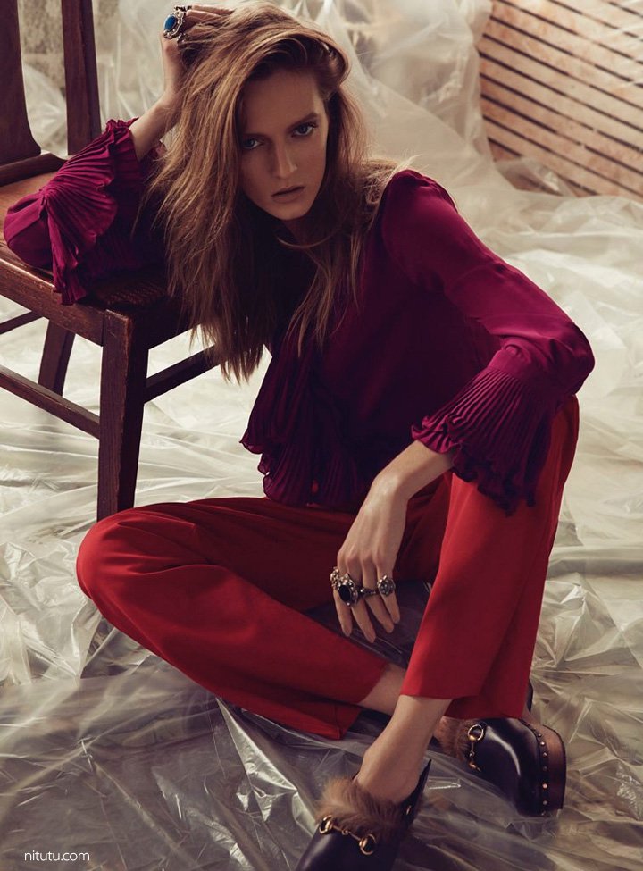 超模Daria Strokous 演绎《S Moda》时尚杂志大片