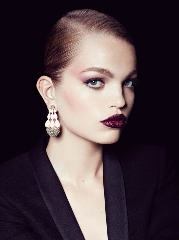超模Daphne Groeneveld演绎Bergdorf Goodman珠宝广告大片