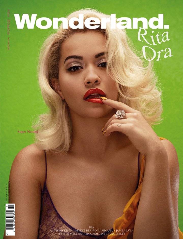 Rita Ora 化身梦露演绎《Wonderland》杂志时尚大片