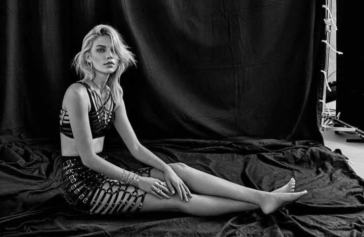 超模Aline Weber 《Rabat》杂志时尚大片